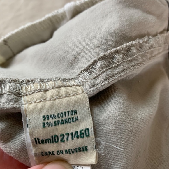 LL Bean Favorite Fit‎ Women's Hiking Cargo Pants Brown 8 - Picture 10 of 10